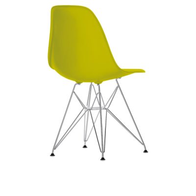 Eames Chair, DSR kromade ben, mustard