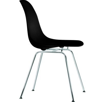Eames Chair, DSX kromade ben, basic-dark