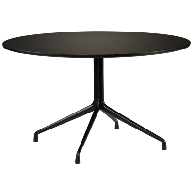 About a Table 10, Ø130, svart/svart