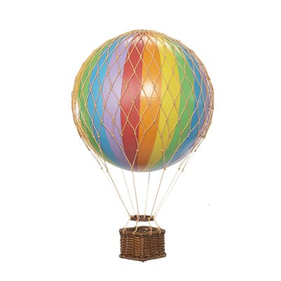 Floating the Skies luftballong regnbåge