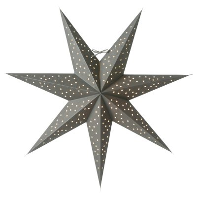 Stella Slim julstjärna 60, grå
