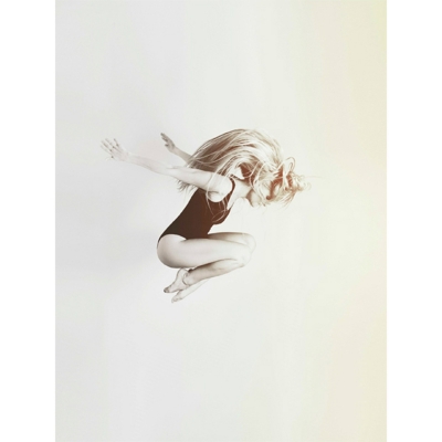 Ballerina on White poster, 50x70