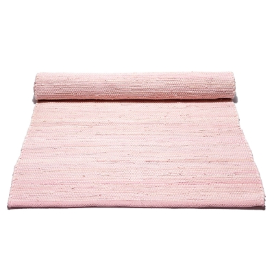 Cotton matta med kant 75x200, misty rose