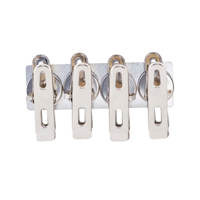 Clips magneter 4-pack, silver