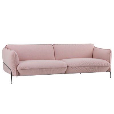 Continental soffa, rosa