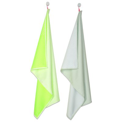 Tea Towel Dot handduk 2-pack, lime/grön