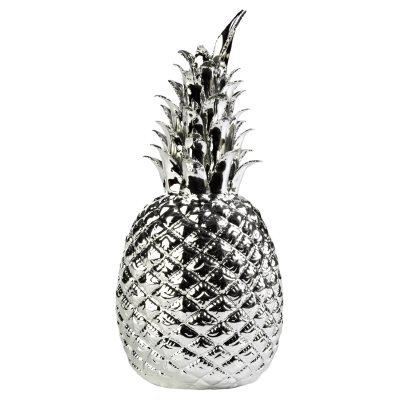 Pineapple staty, silver