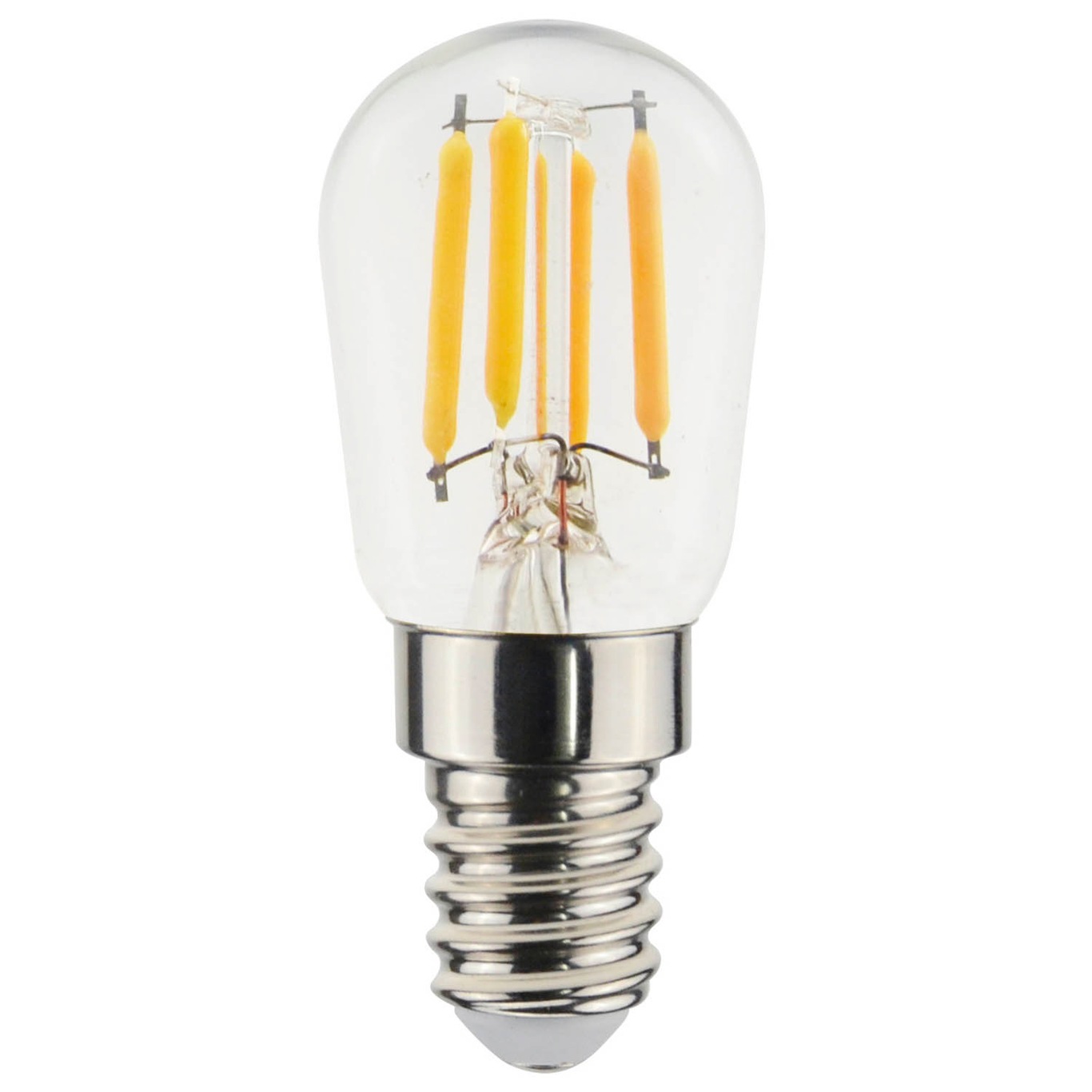 Filament LED päronlampa E14 2200K 220lm 2,5W Klar Dimbar
