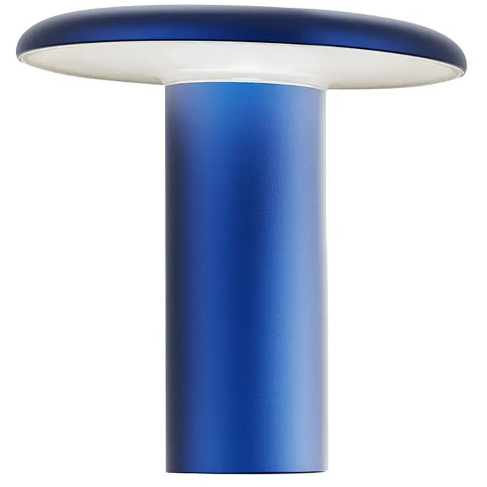Takku Bordslampa Portabel, Anodized Blue