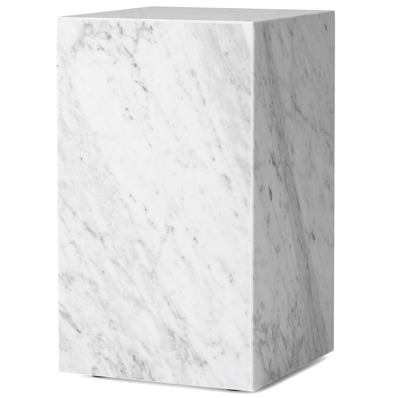 Plinth Tall Sidobord 51x30 cm, Carrara Marmor