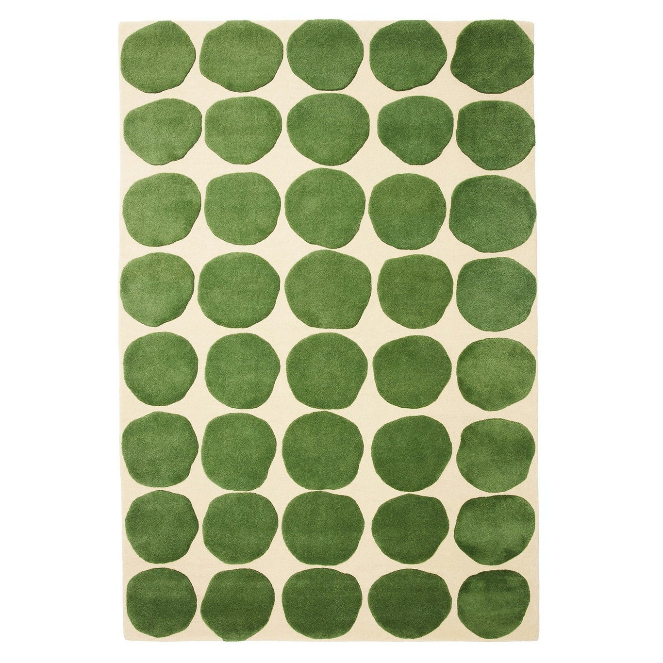 Dots 2 Level Matta Light Khaki / Cactus Green, 230x320_cm cm
