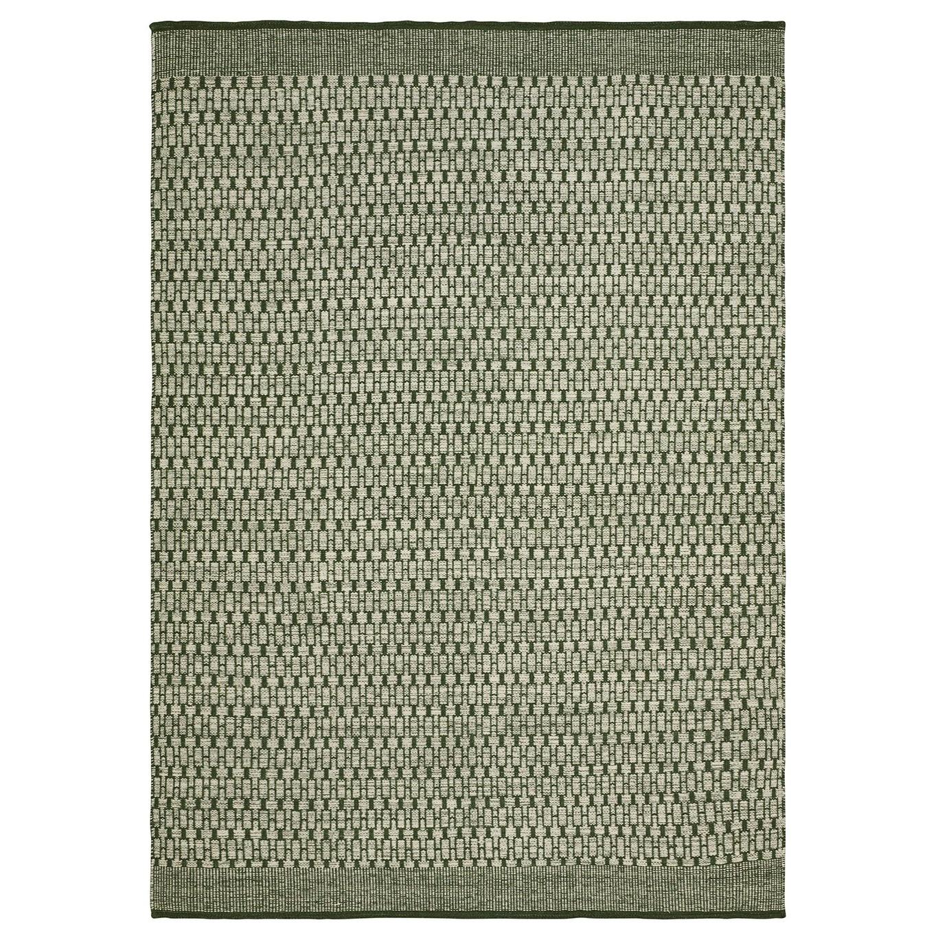 Mahi Dhurry Matta 200x300 cm, Off White/Green 