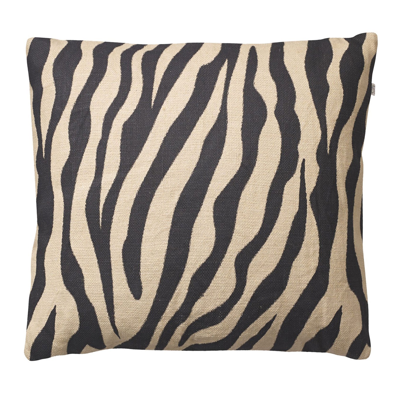 Zebra Kuddfodral 50x50 cm, Beige/Svart