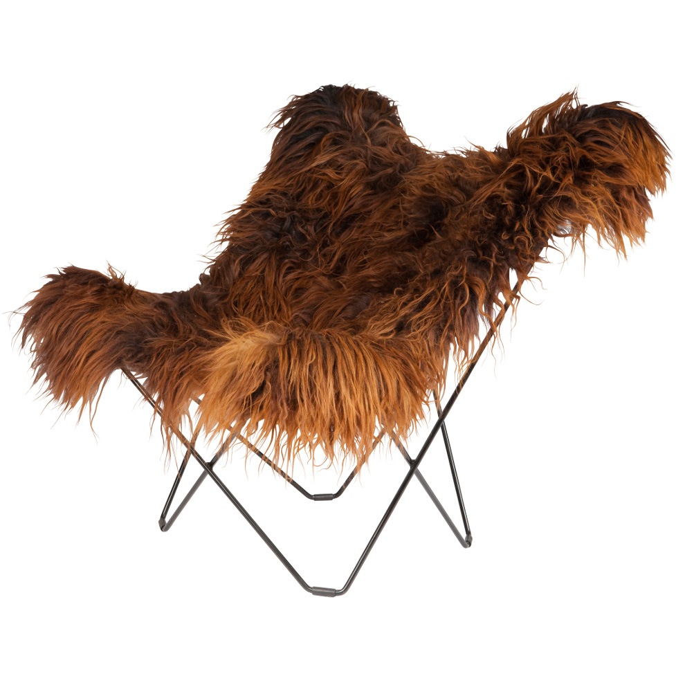 Iceland Mariposa Butterfly Chair, Wild Brown/Black