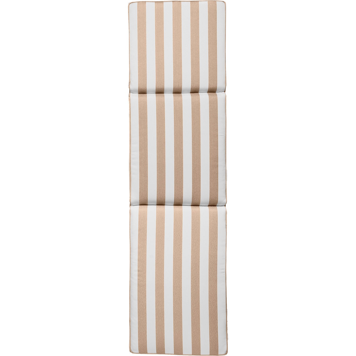 Wide Stripe Solstolsdyna 50x186 cm, Beige