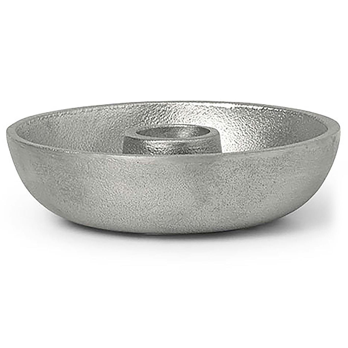 Bowl Single Ljusstake, Aluminium