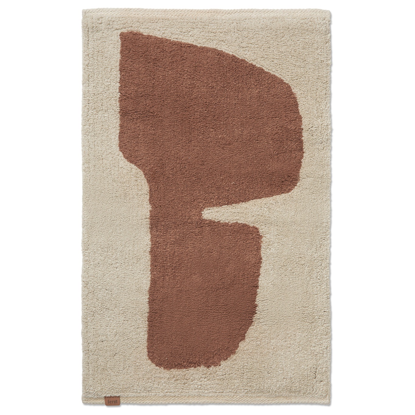 Lay Washable Matta 50x70 cm, Parchment/Rost