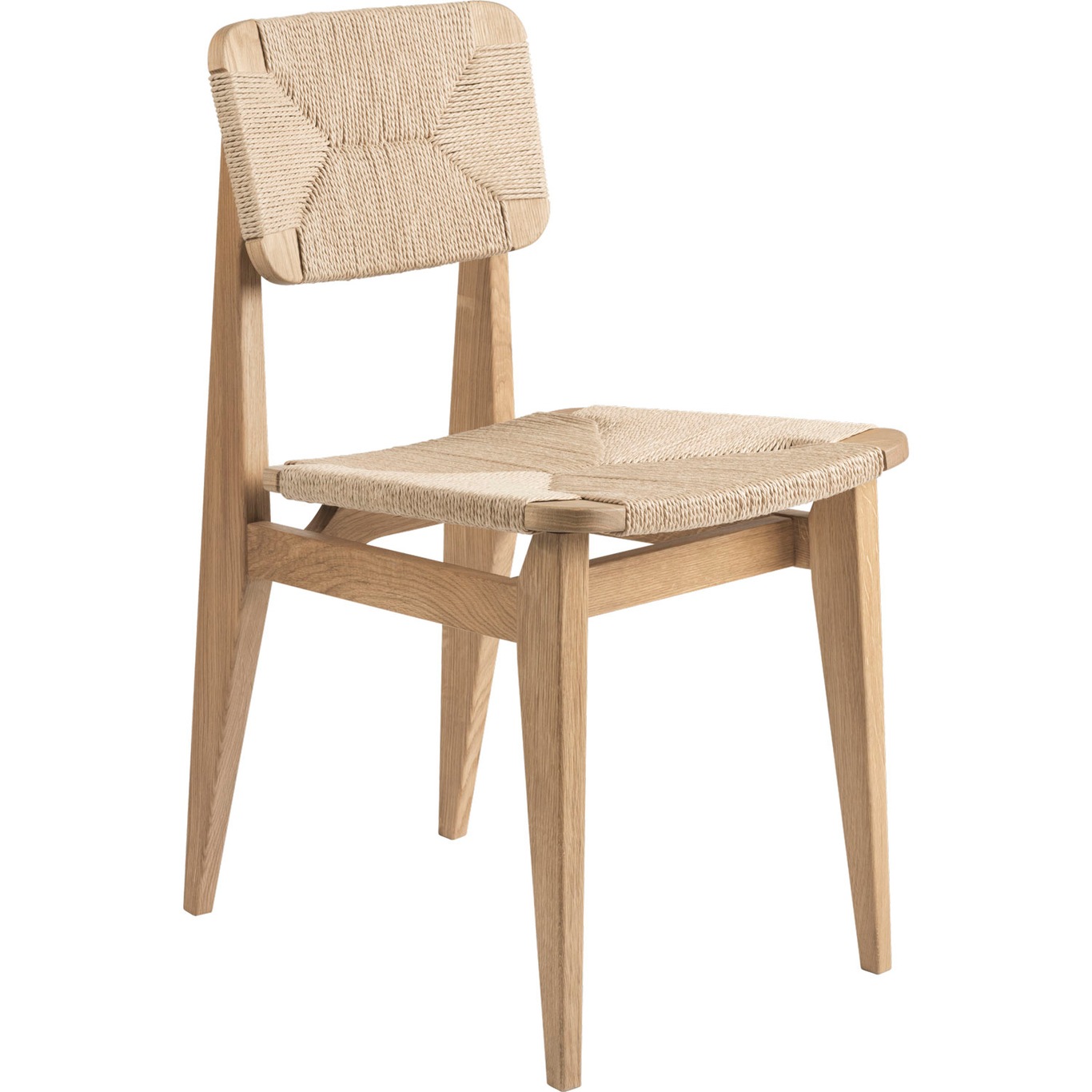 C-Chair Stol, Papperssnöre / Oljad Ek