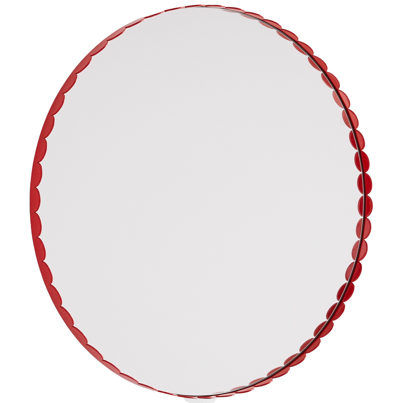 Arcs Spegel Ø60 cm, Röd