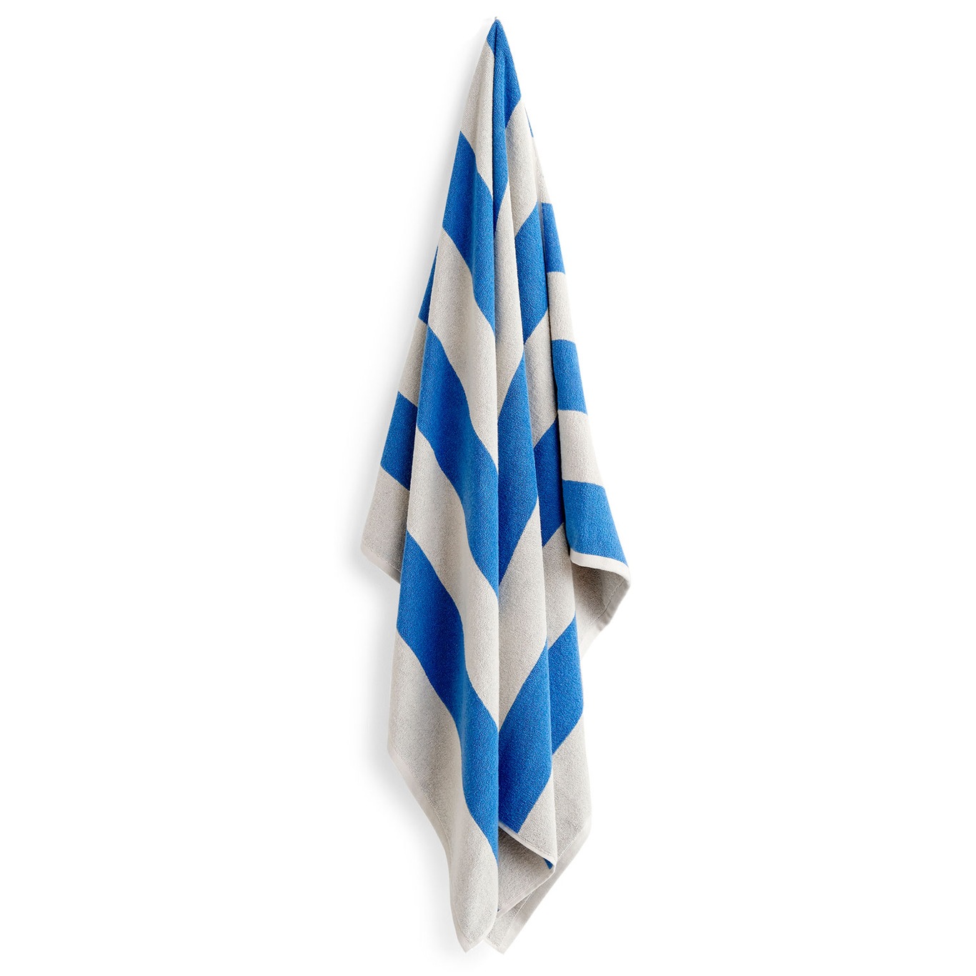 Frotté Stripe Badhandduk 100x150 cm, Blå