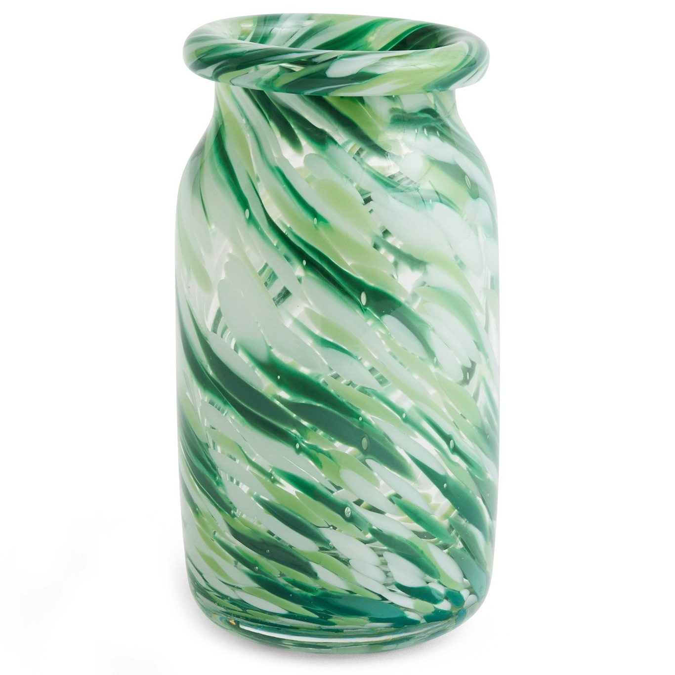 Splash Vas S Ø11,3 cm, Green Swirl