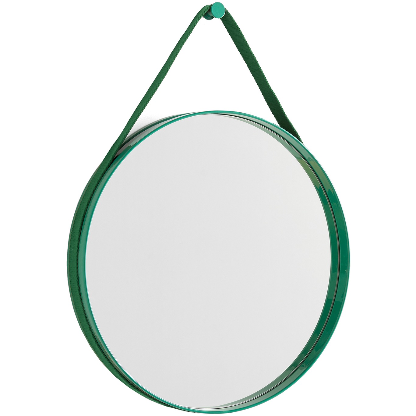 Strap Spegel No2 Ø50 cm, Grön