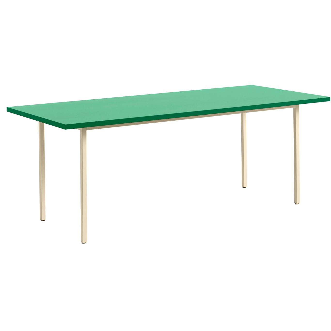 Two-Colour Bord 200x90 cm, Ivory / Green Mint