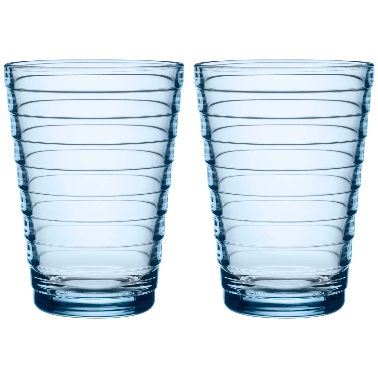 Iittala Aino Aalto Dricks 33 Cl 2-pack Aqua - Dricksglas Glas Aqua - 1026180