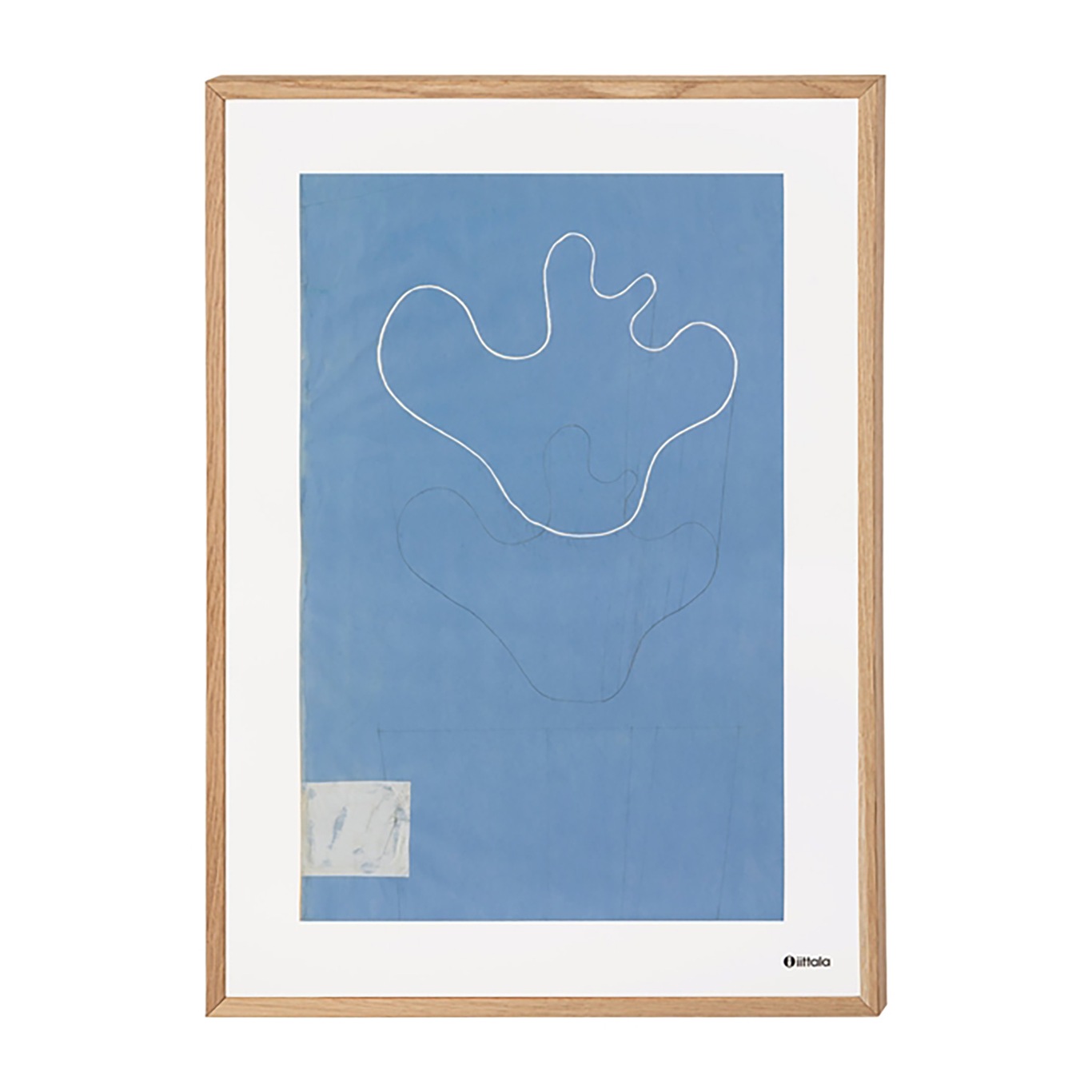Alvar Aalto Art Poster 50x70 cm, Sketch Blue