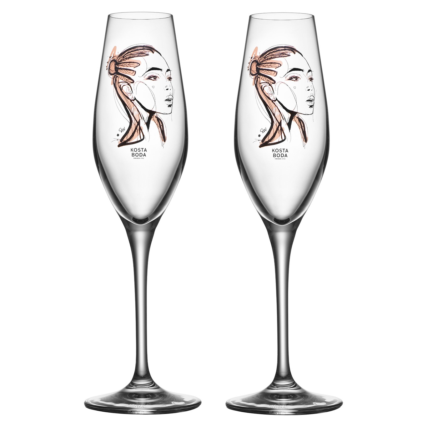 All About You Champagneglas 23 cl 2-pack, Forever Yours