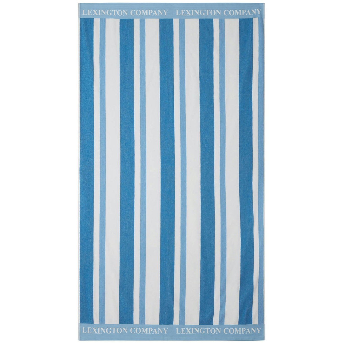 Striped Strandhandduk 100x180 cm, Blå