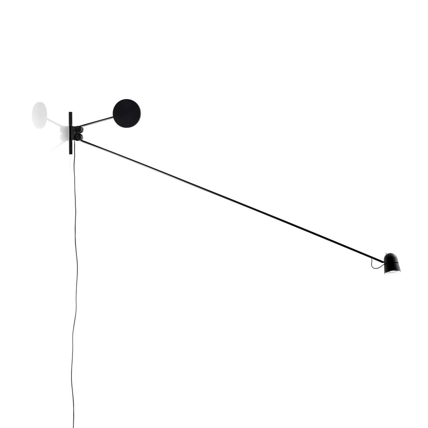 Counterbalance LED 16W Vägglampa, Svart