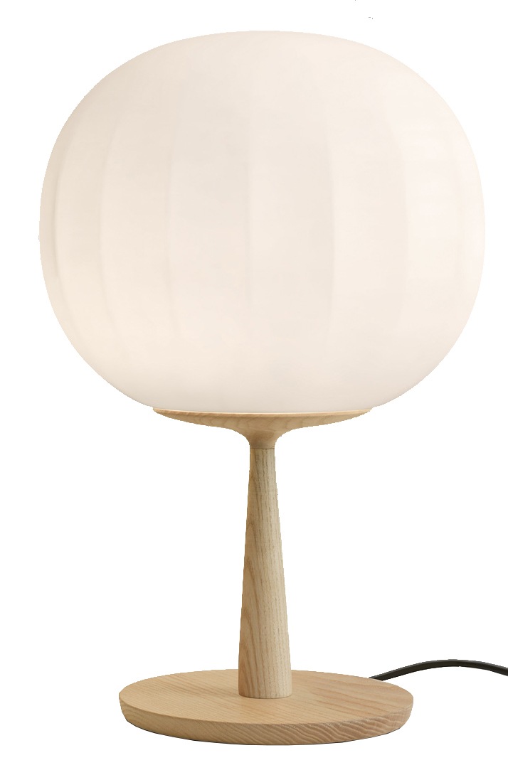 Lita Bordslampa 30 cm, Ask / Opalglas
