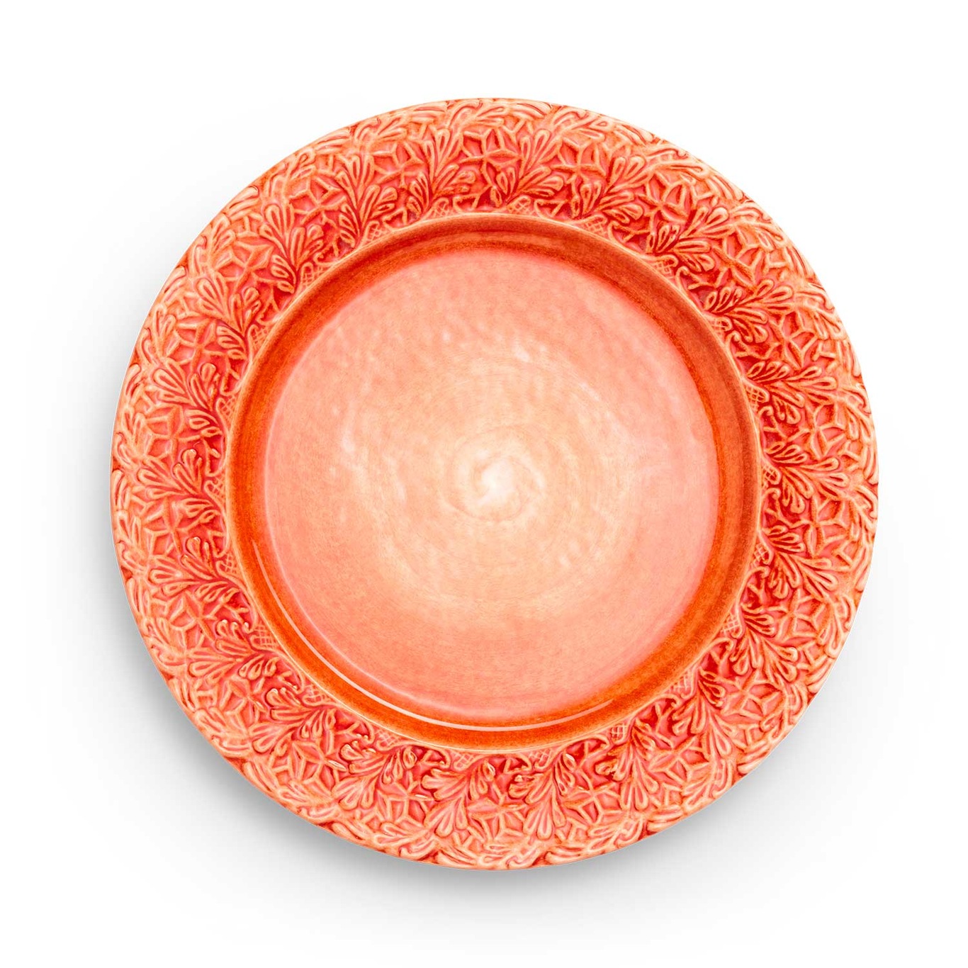 Lace Tallrik 25 cm, Orange