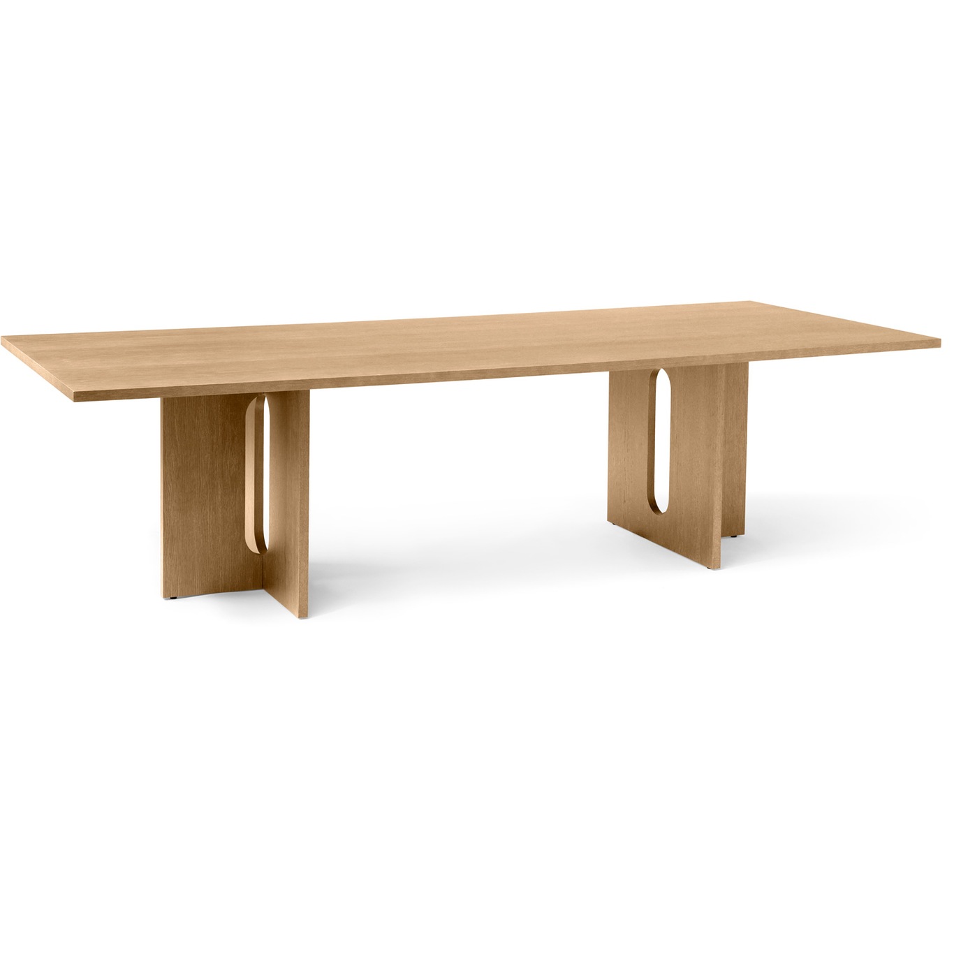 Androgyne Matbord Rektangulär Naturlig Ek, 280x110 cm
