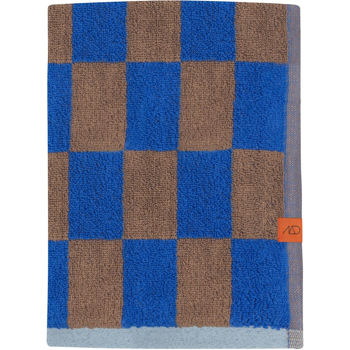 Retro Badhandduk 70x133 cm, Koboltblå