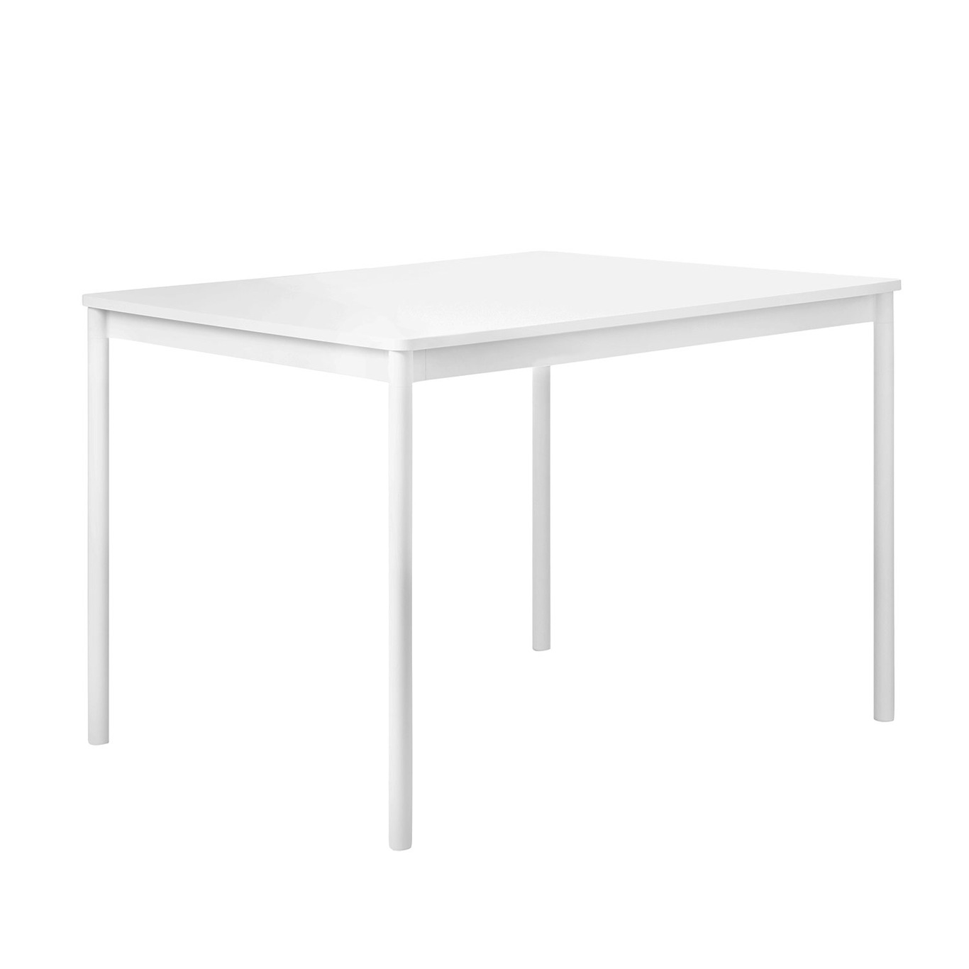 Base Table Matbord 140x80 cm, Vit