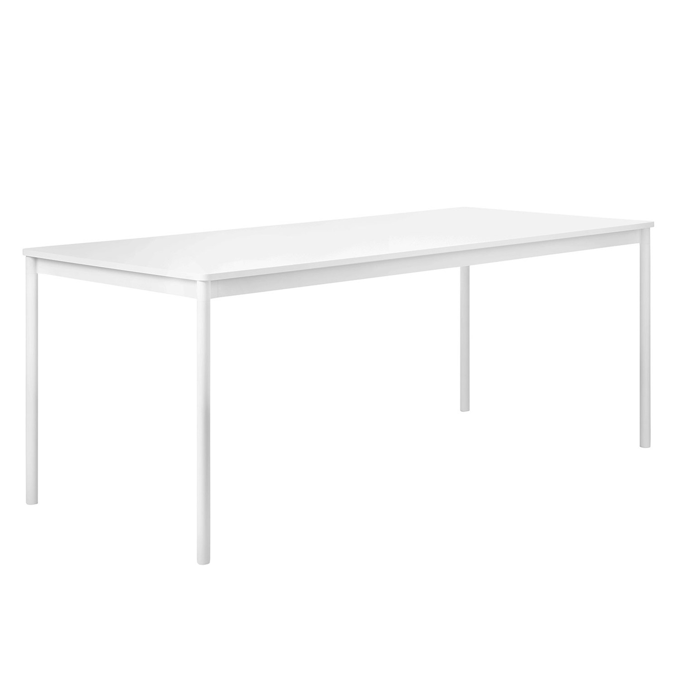 Base Table Matbord 190x85 cm, Vit