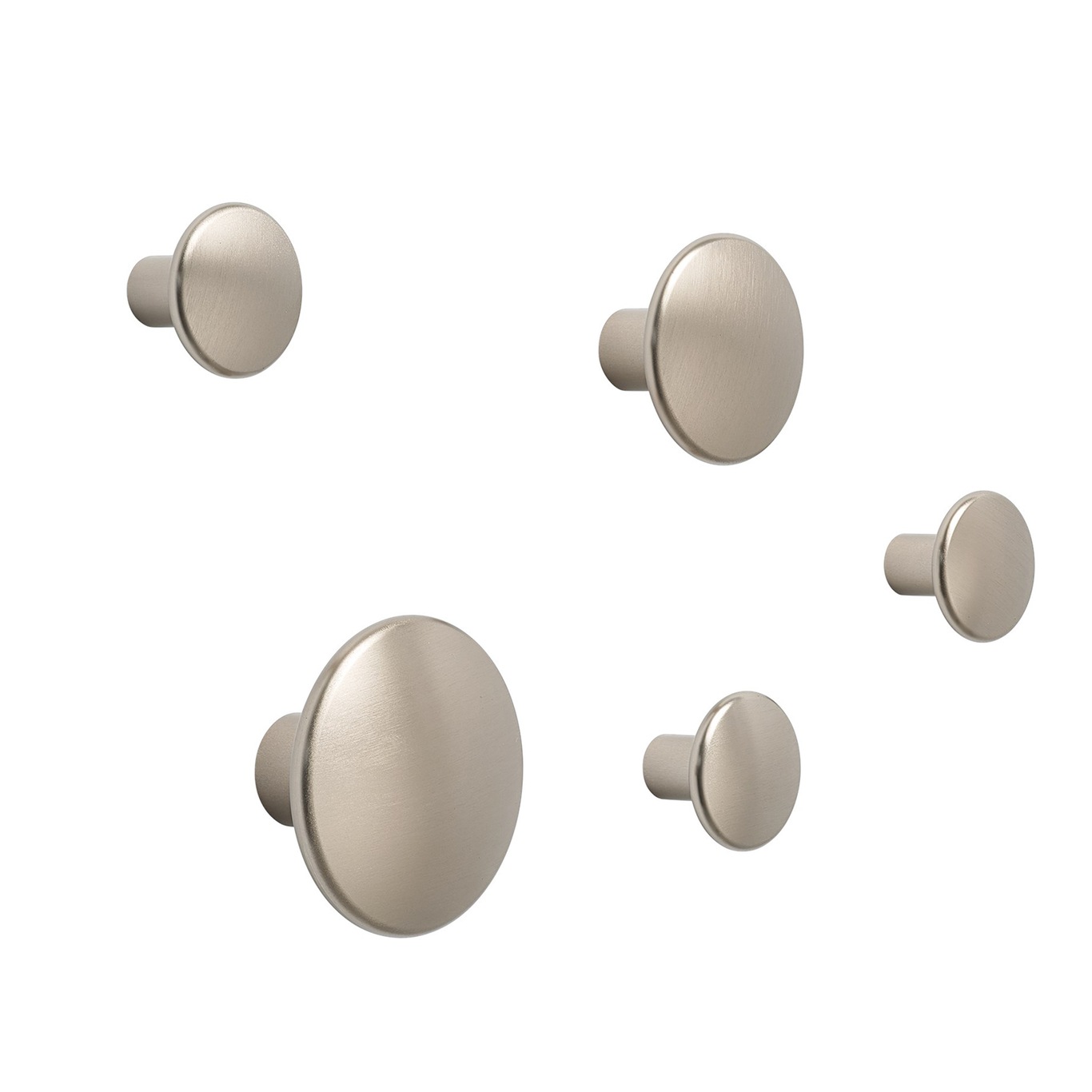 The Dots Krok Metall 5-Pack, Taupe