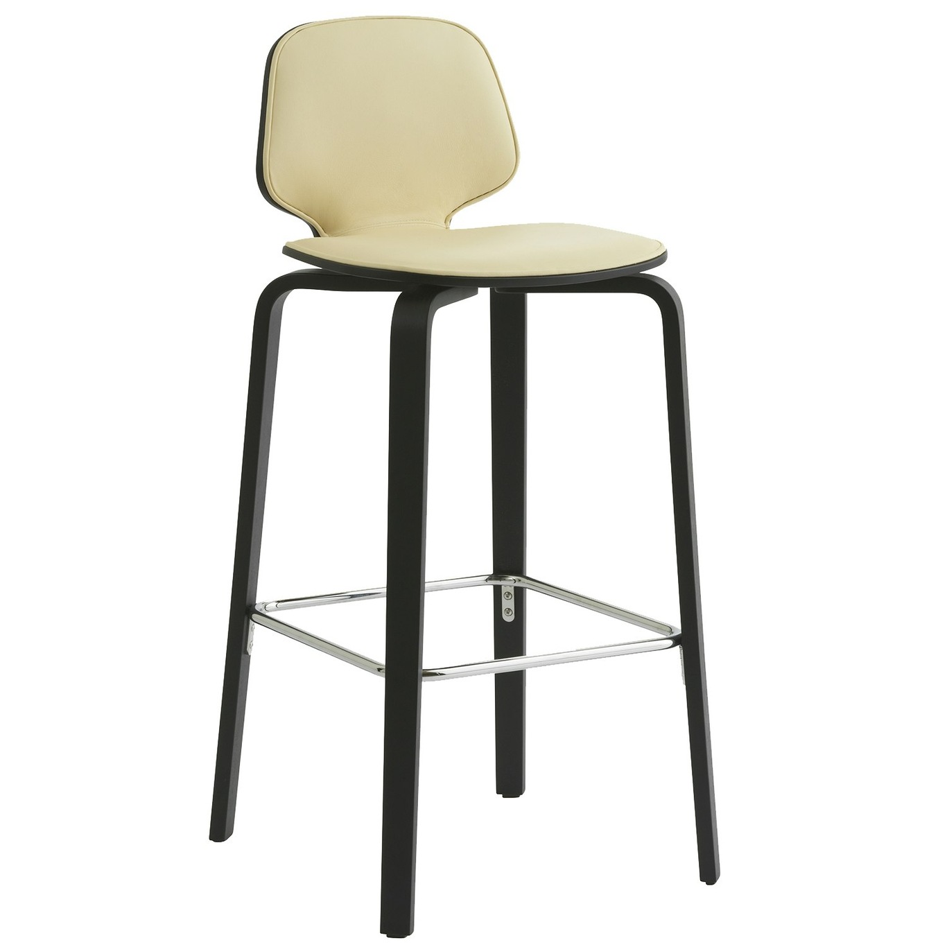 My Chair Barstol 75 cm, Cream / Svart Ask