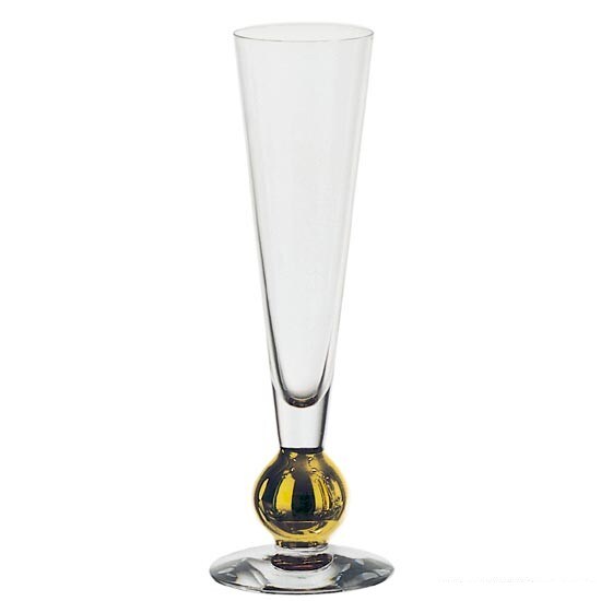 Orrefors Nobel Champagneglas 18 Cl - Champagneglas Munblåst Glas Guld - 6267914