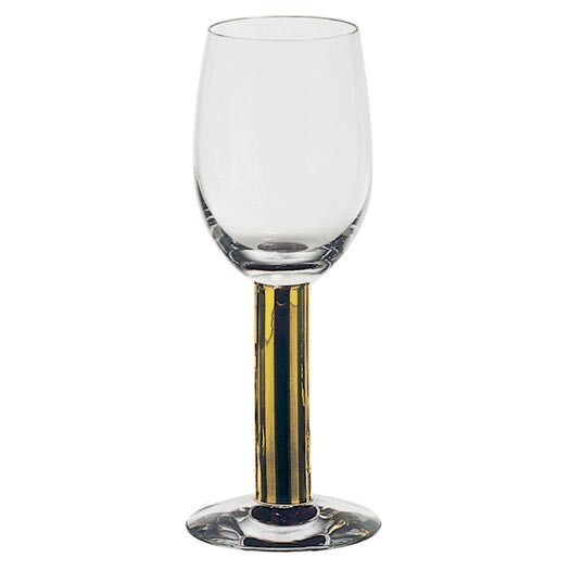 Orrefors Nobel Rödvinsglas 20 Cl - Vinglas Munblåst Glas Guld - 6267918