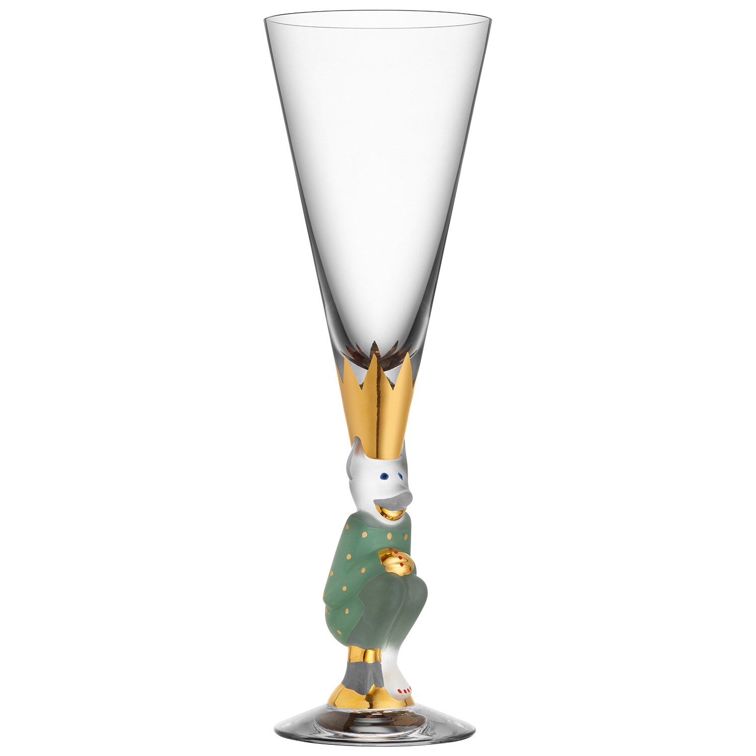 Orrefors Nobel The Sparkling Devil Champagneglas 19 Cl Grön - Dricksglas Munblåst Glas Grön - 6267943