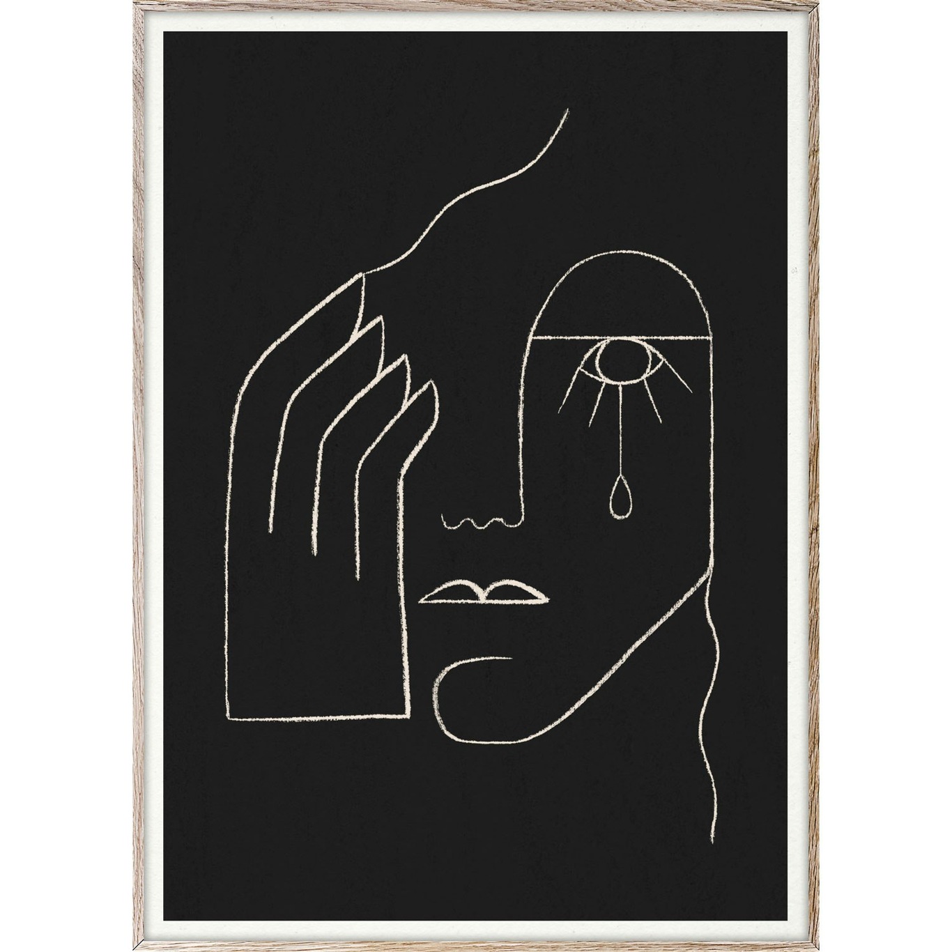 Single Tear Poster, 50x70 cm