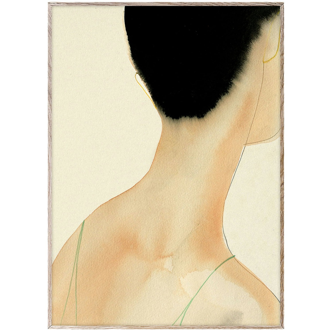 The Green Camisole Poster 30x40 cm