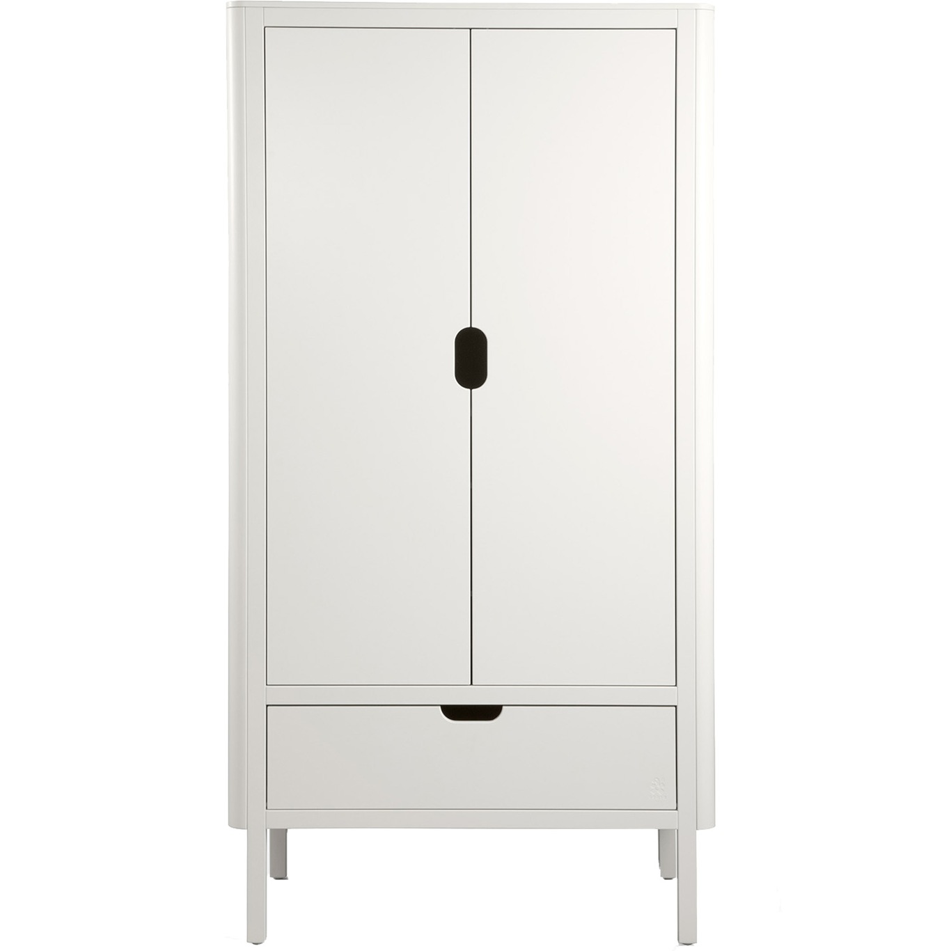 Garderob Med Två Dörrar, Classic White