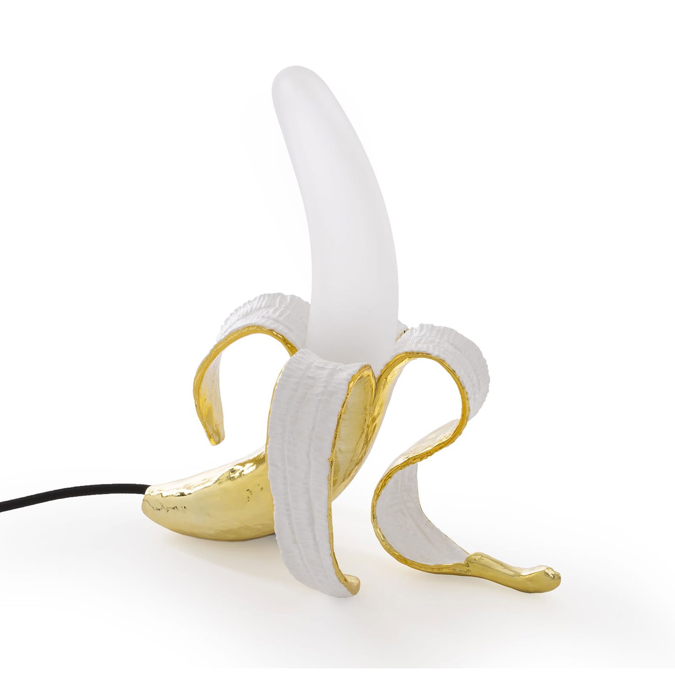 Banana Lamp Louie, Vit/Guld