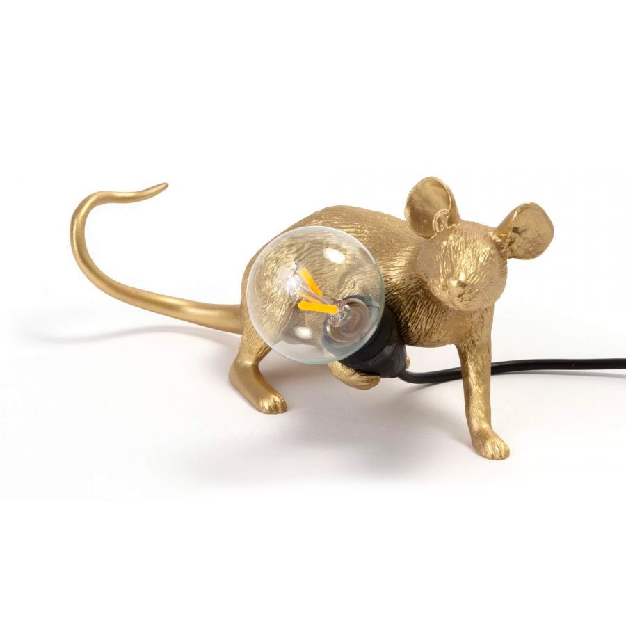Mouse Lamp Lop Bordslampa, Guld