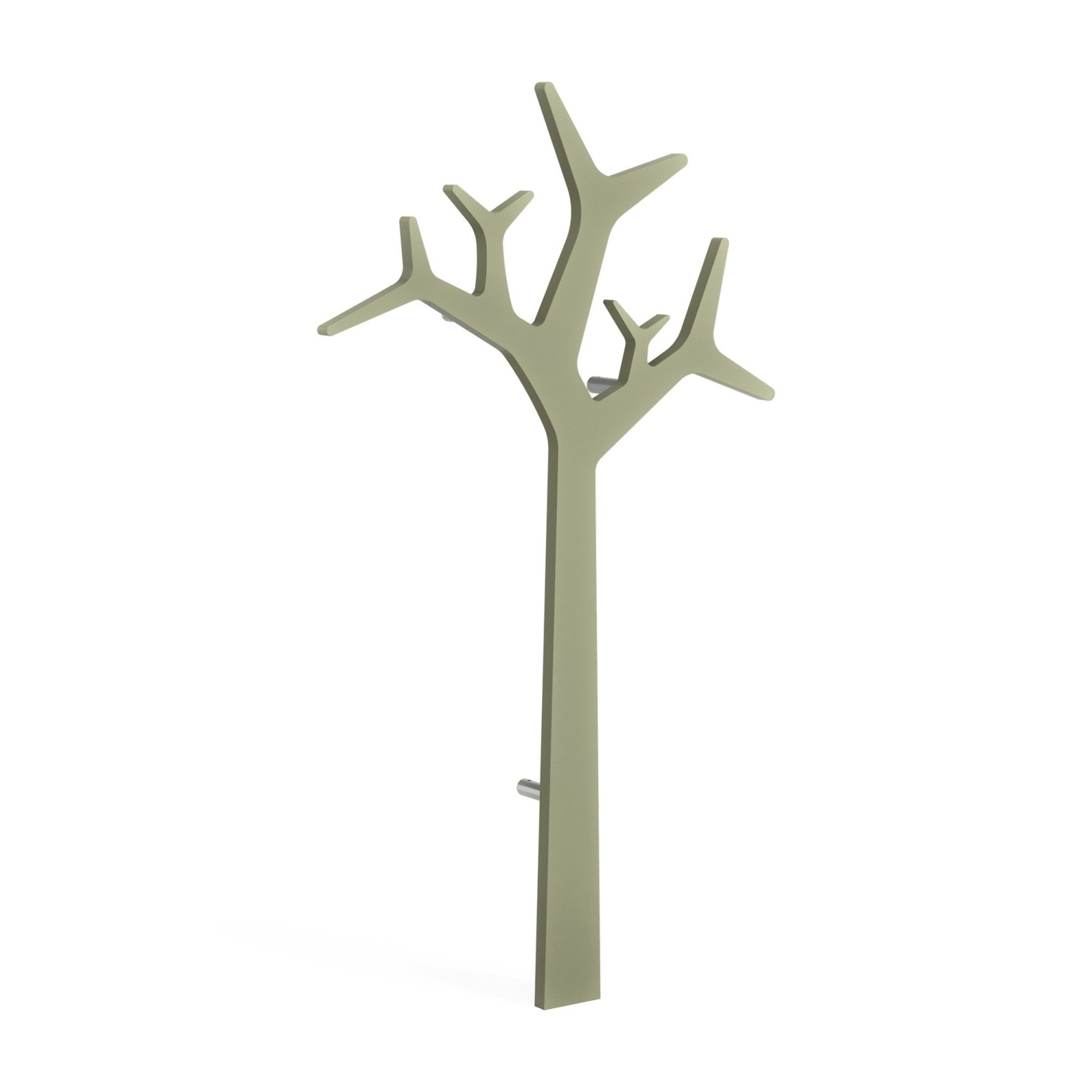 Tree Klädhängare Väggmonterad 134 cm, Moss Green