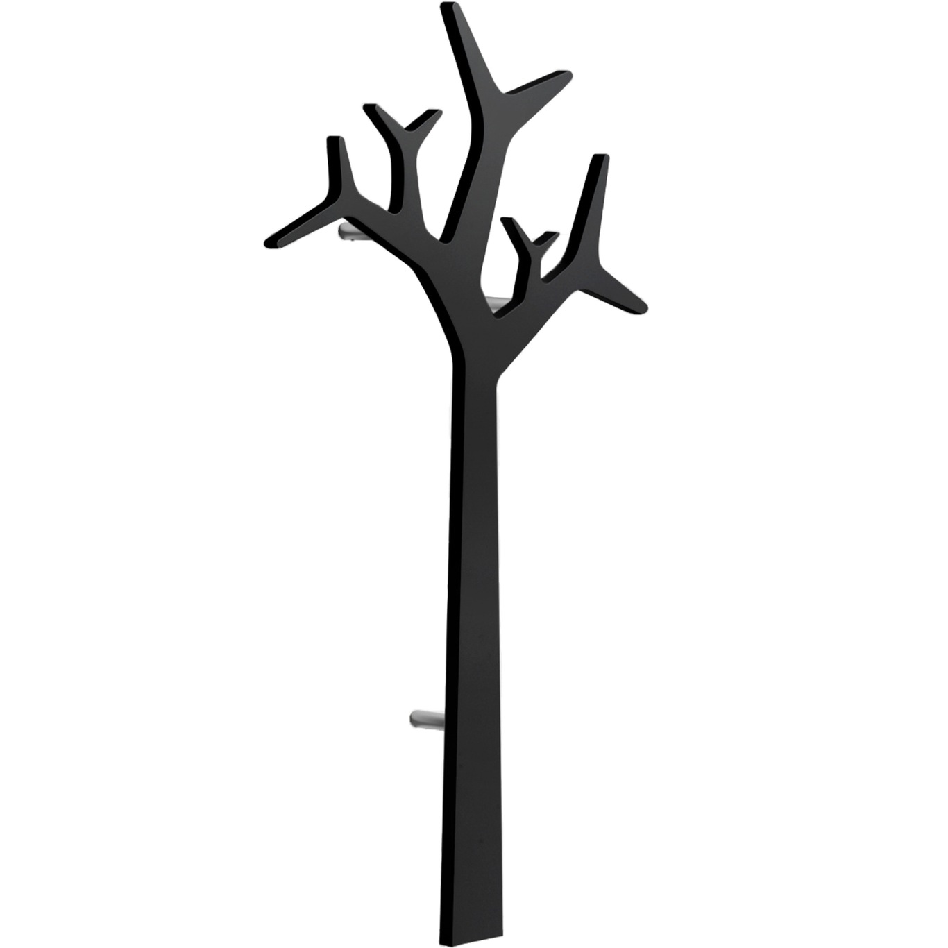 Tree Klädhängare Väggmonterad 134 cm, Svart